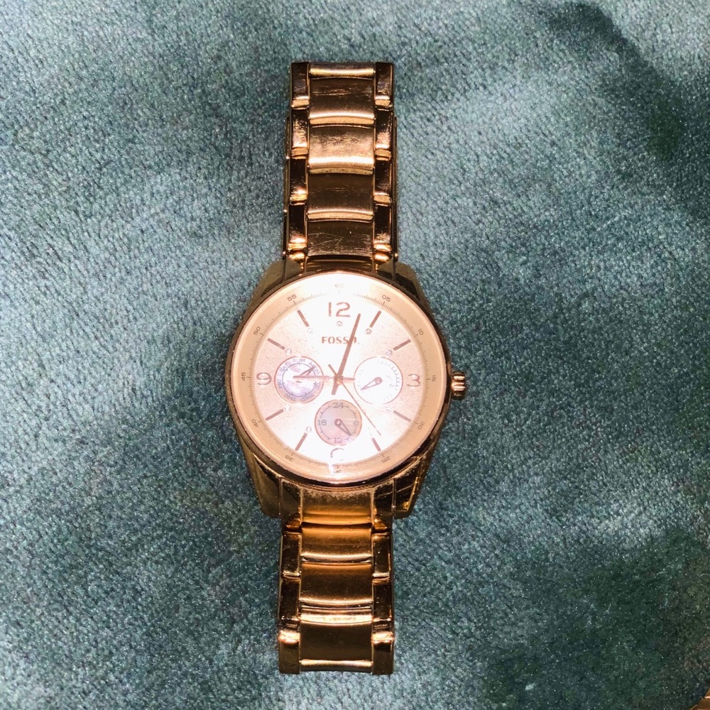 Fossil Gold Stainless Steel Watch